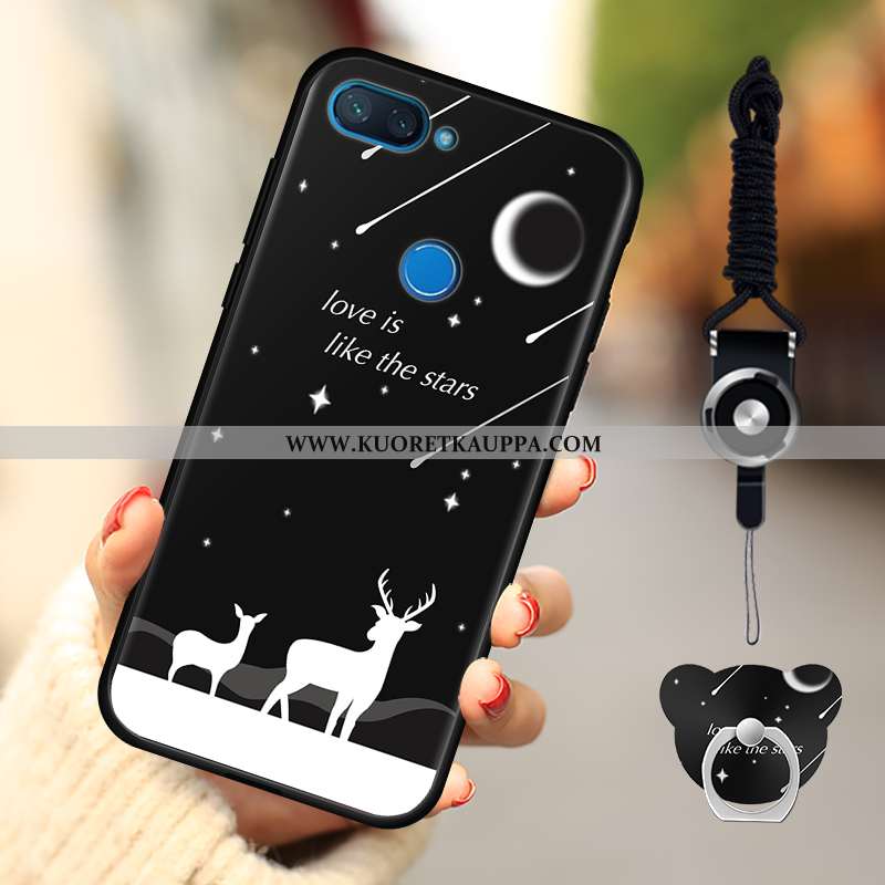 Kuori Xiaomi Mi 8 Lite, Kuoret Xiaomi Mi 8 Lite, Kotelo Xiaomi Mi 8 Lite Sarjakuva Pehmeä Neste Pest