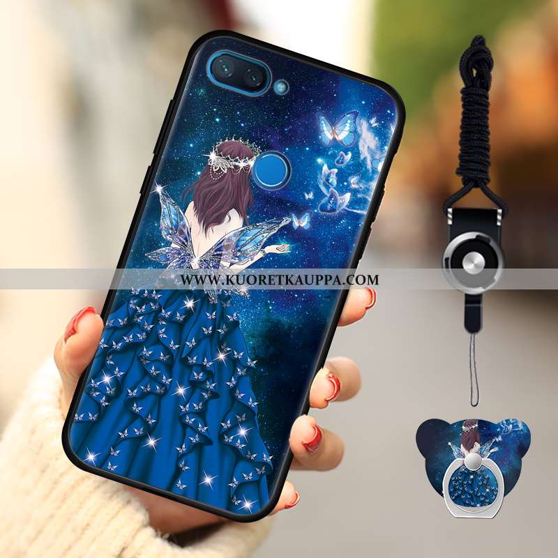 Kuori Xiaomi Mi 8 Lite, Kuoret Xiaomi Mi 8 Lite, Kotelo Xiaomi Mi 8 Lite Sarjakuva Pehmeä Neste Pest