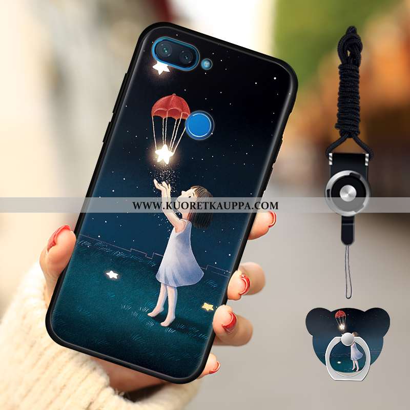 Kuori Xiaomi Mi 8 Lite, Kuoret Xiaomi Mi 8 Lite, Kotelo Xiaomi Mi 8 Lite Sarjakuva Pehmeä Neste Pest