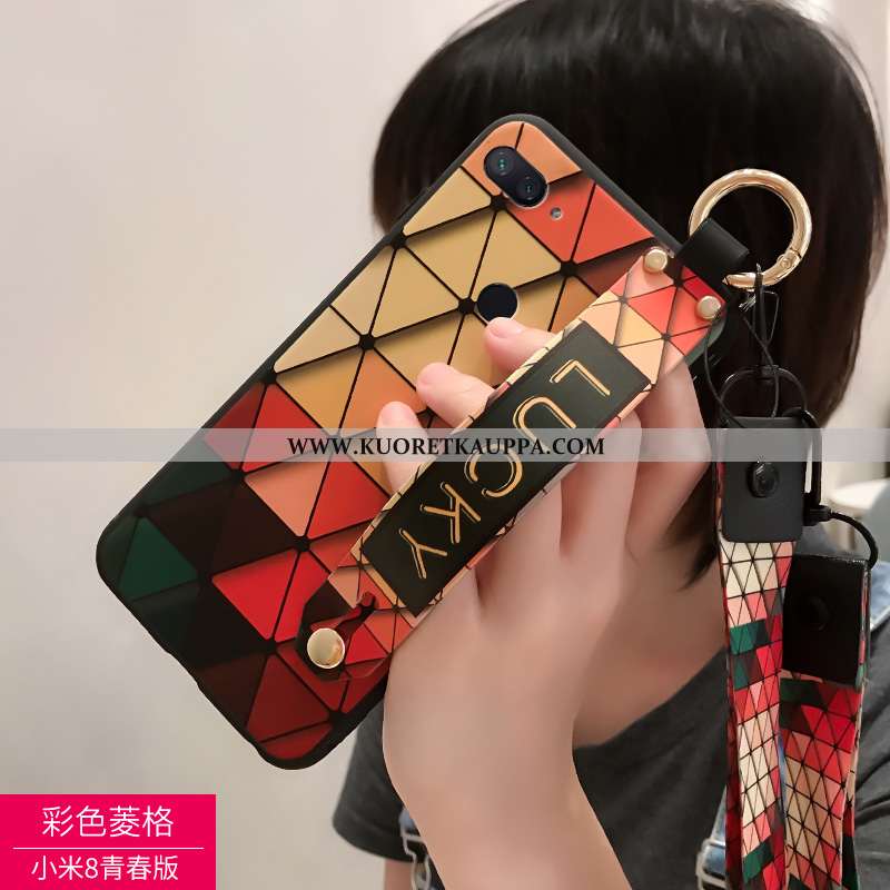 Kuori Xiaomi Mi 8 Lite, Kuoret Xiaomi Mi 8 Lite, Kotelo Xiaomi Mi 8 Lite Silikoni Persoonallisuus Pu