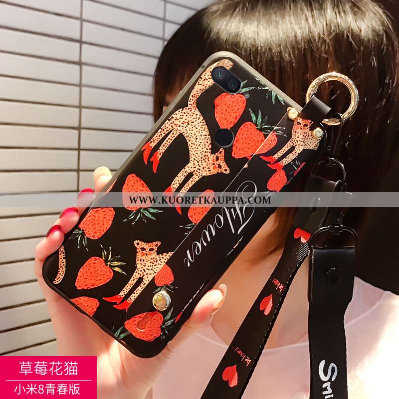 Kuori Xiaomi Mi 8 Lite, Kuoret Xiaomi Mi 8 Lite, Kotelo Xiaomi Mi 8 Lite Silikoni Persoonallisuus Pu