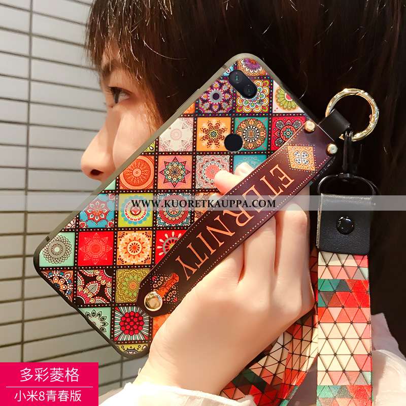 Kuori Xiaomi Mi 8 Lite, Kuoret Xiaomi Mi 8 Lite, Kotelo Xiaomi Mi 8 Lite Silikoni Persoonallisuus Pu