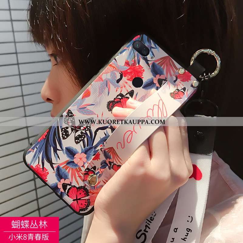 Kuori Xiaomi Mi 8 Lite, Kuoret Xiaomi Mi 8 Lite, Kotelo Xiaomi Mi 8 Lite Silikoni Persoonallisuus Pu