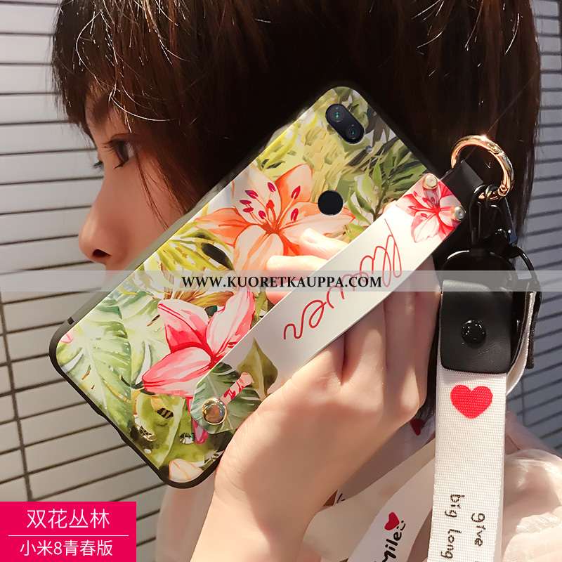 Kuori Xiaomi Mi 8 Lite, Kuoret Xiaomi Mi 8 Lite, Kotelo Xiaomi Mi 8 Lite Silikoni Persoonallisuus Pu