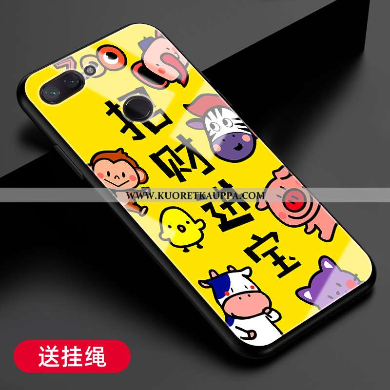 Kuori Xiaomi Mi 8 Lite, Kuoret Xiaomi Mi 8 Lite, Kotelo Xiaomi Mi 8 Lite Silikoni Suojaus Net Red Mu