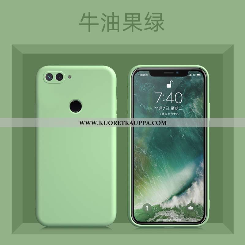Kuori Xiaomi Mi 8 Lite, Kuoret Xiaomi Mi 8 Lite, Kotelo Xiaomi Mi 8 Lite Silikoni Suojaus Sininen Pe