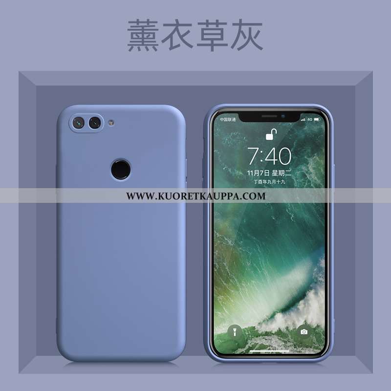 Kuori Xiaomi Mi 8 Lite, Kuoret Xiaomi Mi 8 Lite, Kotelo Xiaomi Mi 8 Lite Silikoni Suojaus Sininen Pe