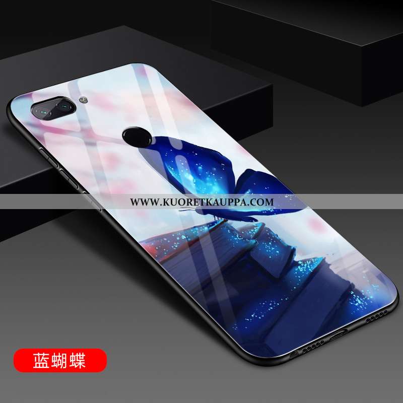 Kuori Xiaomi Mi 8 Lite, Kuoret Xiaomi Mi 8 Lite, Kotelo Xiaomi Mi 8 Lite Suojaus Lasi Silikoni Puhel