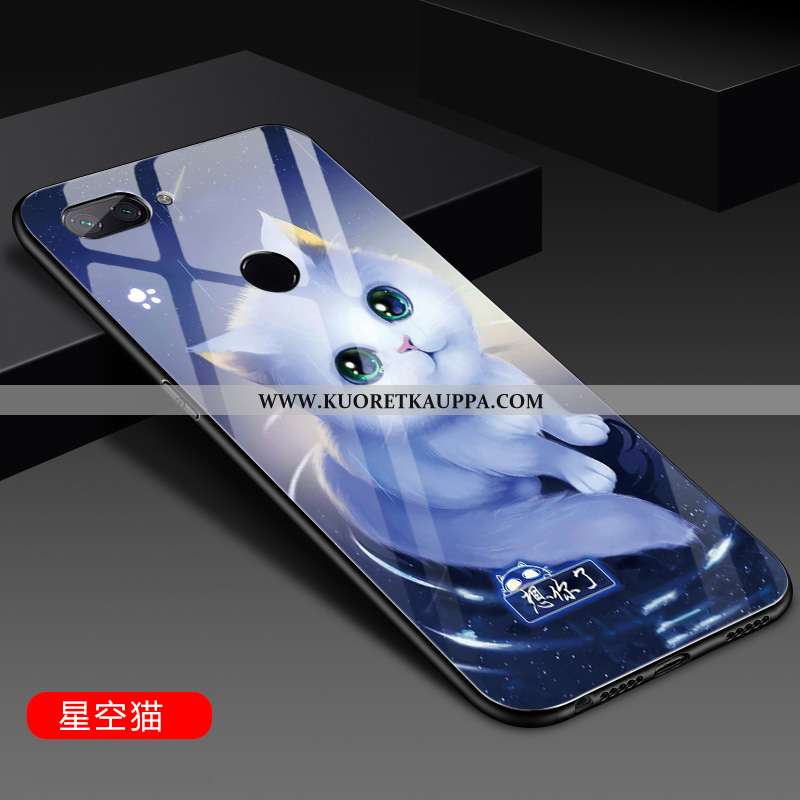 Kuori Xiaomi Mi 8 Lite, Kuoret Xiaomi Mi 8 Lite, Kotelo Xiaomi Mi 8 Lite Suojaus Lasi Silikoni Puhel