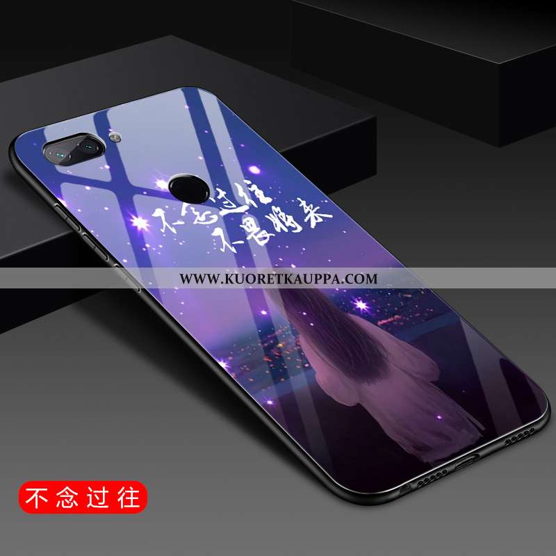 Kuori Xiaomi Mi 8 Lite, Kuoret Xiaomi Mi 8 Lite, Kotelo Xiaomi Mi 8 Lite Suojaus Lasi Silikoni Puhel