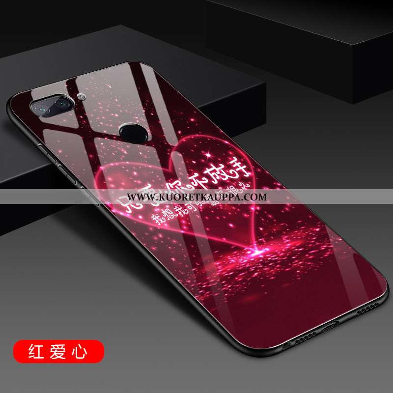 Kuori Xiaomi Mi 8 Lite, Kuoret Xiaomi Mi 8 Lite, Kotelo Xiaomi Mi 8 Lite Suojaus Lasi Silikoni Puhel
