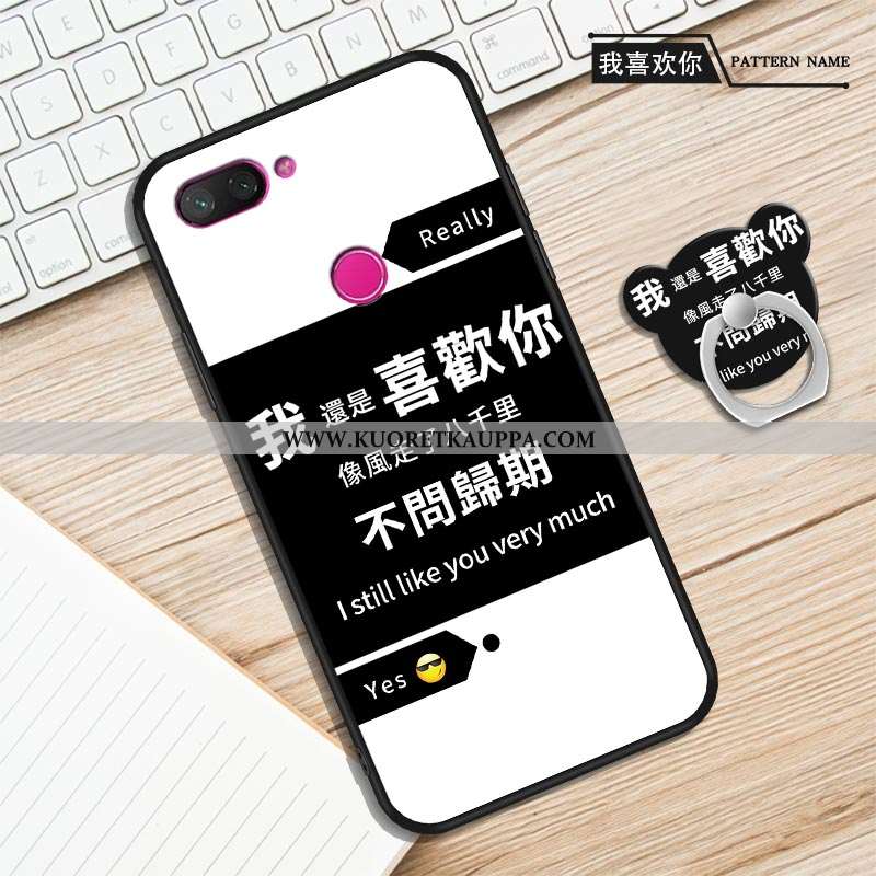 Kuori Xiaomi Mi 8 Lite, Kuoret Xiaomi Mi 8 Lite, Kotelo Xiaomi Mi 8 Lite Suuntaus Pehmeä Neste Viole