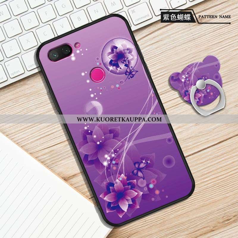 Kuori Xiaomi Mi 8 Lite, Kuoret Xiaomi Mi 8 Lite, Kotelo Xiaomi Mi 8 Lite Suuntaus Pehmeä Neste Viole