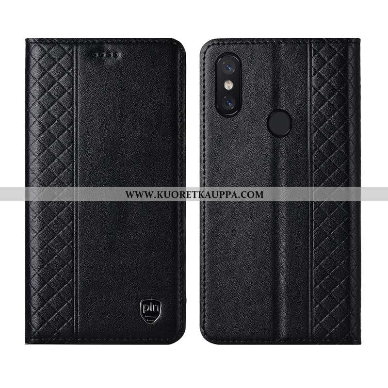 Kuori Xiaomi Mi 8 Pro, Kuoret Xiaomi Mi 8 Pro, Kotelo Xiaomi Mi 8 Pro Aito Nahka Kukkakuvio Nahkakuo