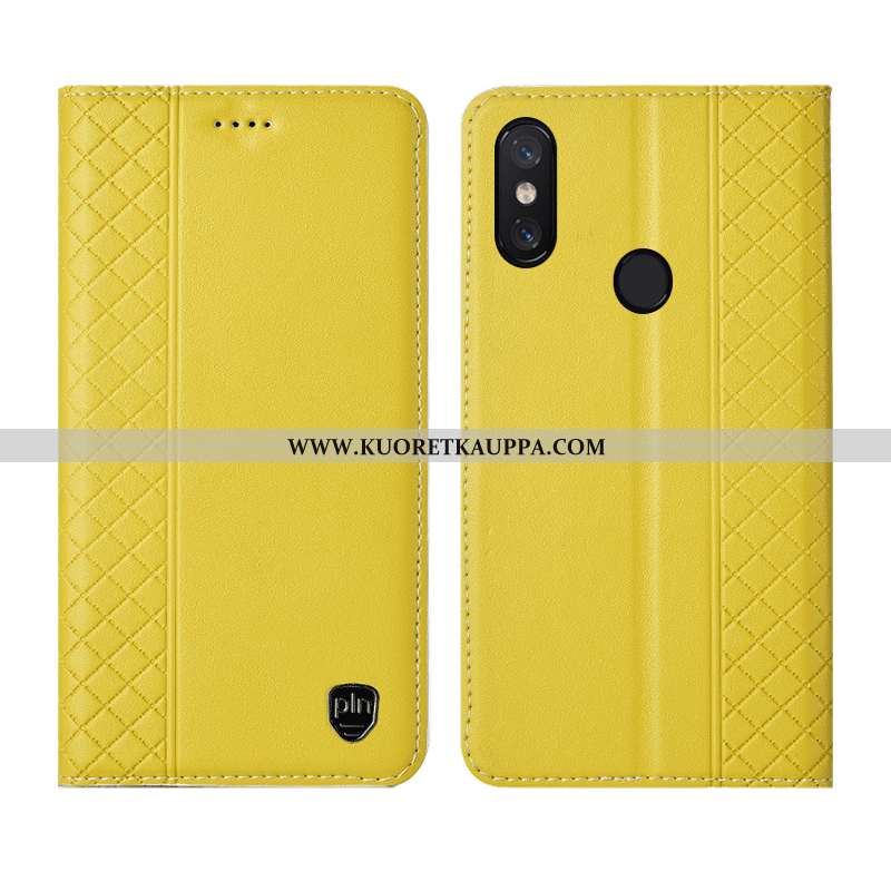 Kuori Xiaomi Mi 8 Pro, Kuoret Xiaomi Mi 8 Pro, Kotelo Xiaomi Mi 8 Pro Aito Nahka Kukkakuvio Nahkakuo