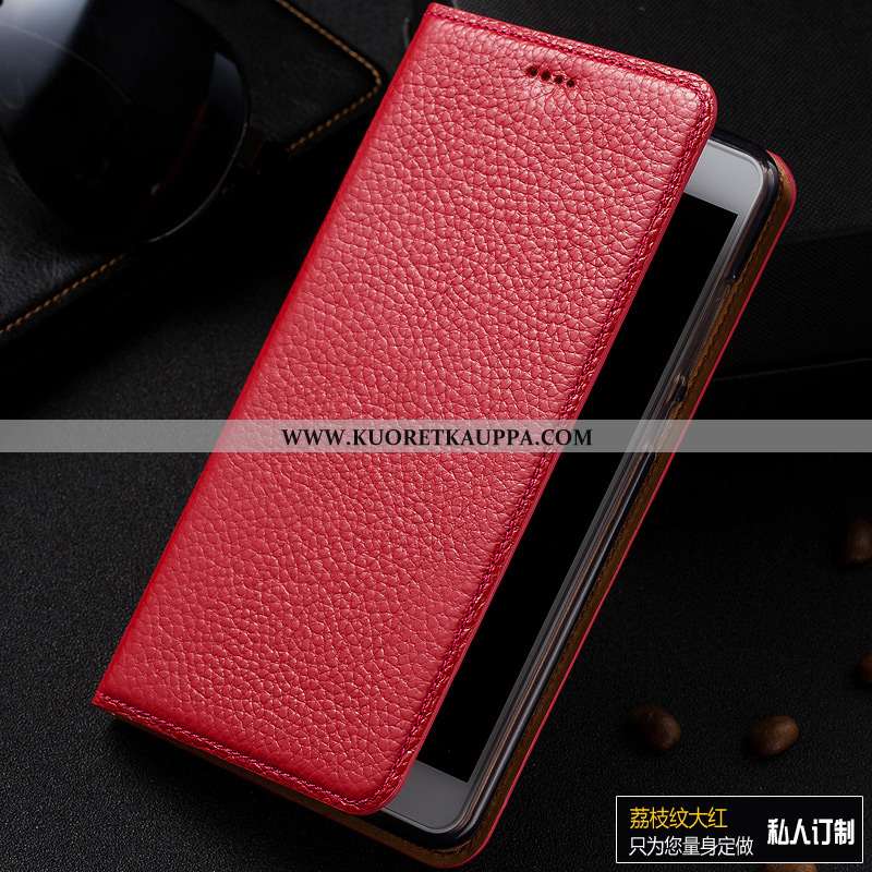 Kuori Xiaomi Mi 8 Pro, Kuoret Xiaomi Mi 8 Pro, Kotelo Xiaomi Mi 8 Pro Aito Nahka Kukkakuvio Pieni Pu