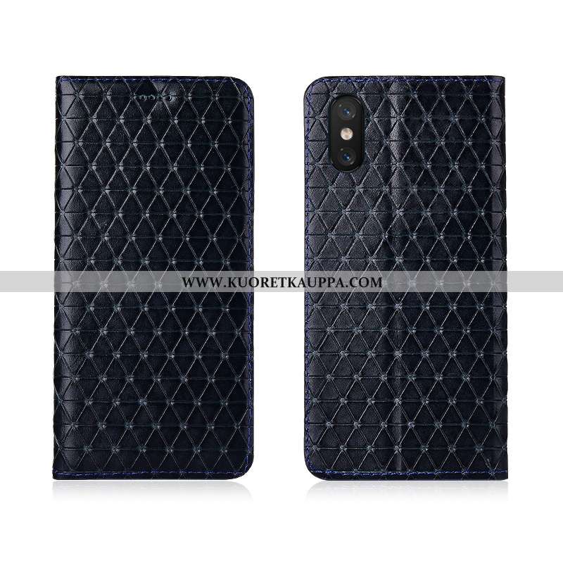 Kuori Xiaomi Mi 8 Pro, Kuoret Xiaomi Mi 8 Pro, Kotelo Xiaomi Mi 8 Pro Aito Nahka Kukkakuvio Pleedi N