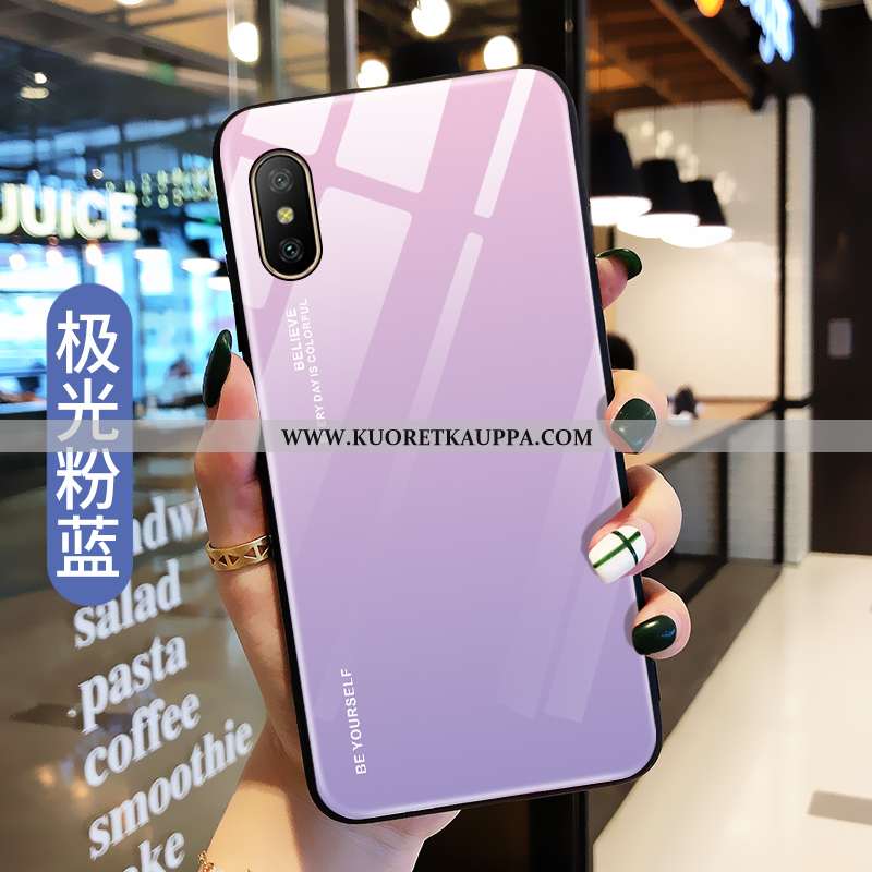 Kuori Xiaomi Mi 8 Pro, Kuoret Xiaomi Mi 8 Pro, Kotelo Xiaomi Mi 8 Pro Lasi Kukkakuvio Nuoret Murtuma