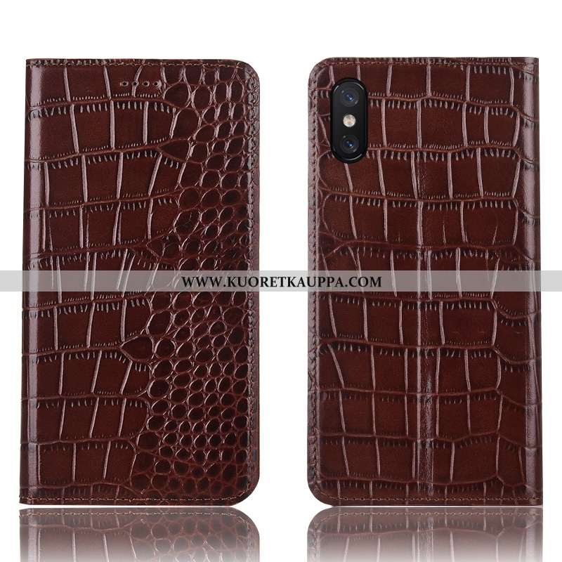 Kuori Xiaomi Mi 8 Pro, Kuoret Xiaomi Mi 8 Pro, Kotelo Xiaomi Mi 8 Pro Nahkakuori Kukkakuvio All Incl