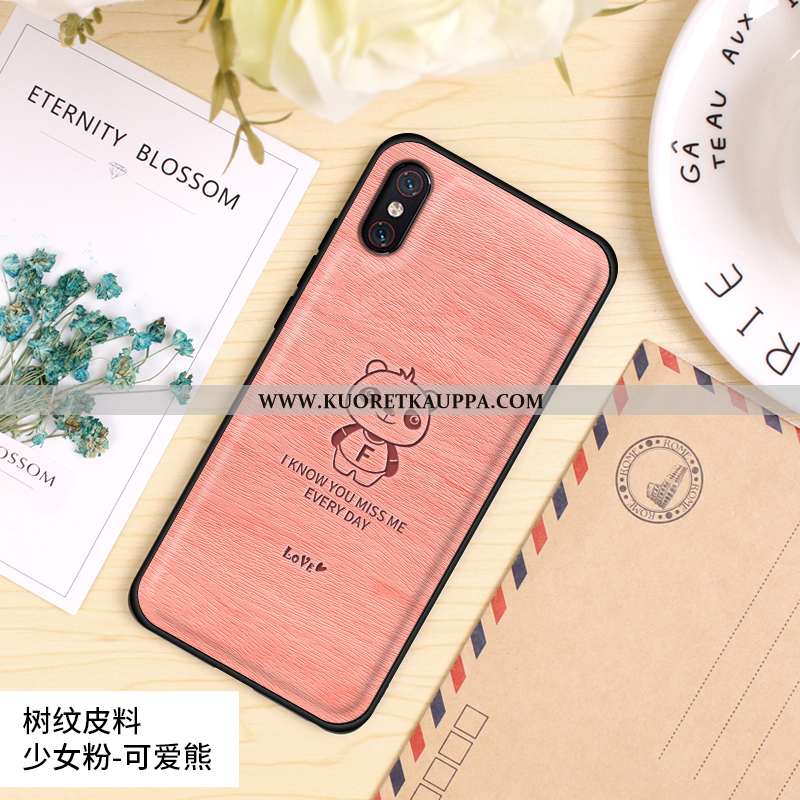 Kuori Xiaomi Mi 8 Pro, Kuoret Xiaomi Mi 8 Pro, Kotelo Xiaomi Mi 8 Pro Nahkakuori Tila Suuntaus Orans