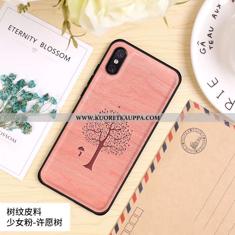 Kuori Xiaomi Mi 8 Pro, Kuoret Xiaomi Mi 8 Pro, Kotelo Xiaomi Mi 8 Pro Nahkakuori Tila Suuntaus Orans