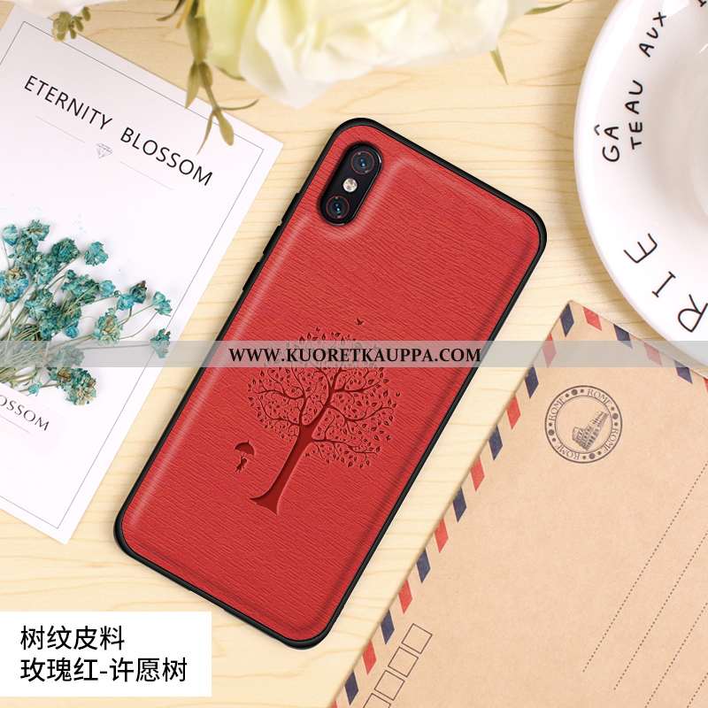 Kuori Xiaomi Mi 8 Pro, Kuoret Xiaomi Mi 8 Pro, Kotelo Xiaomi Mi 8 Pro Nahkakuori Tila Suuntaus Orans