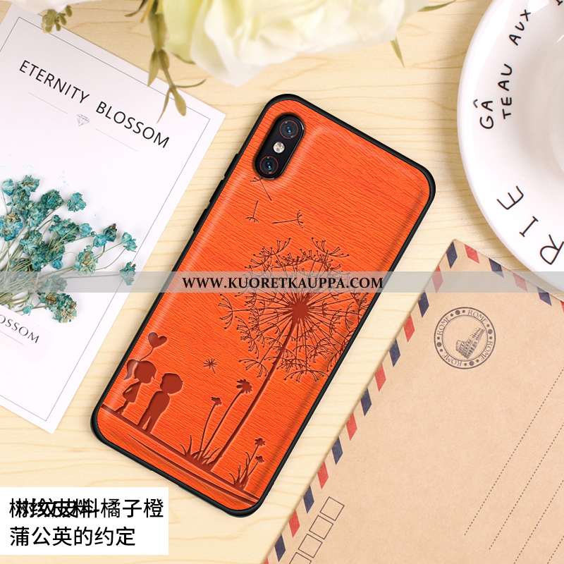 Kuori Xiaomi Mi 8 Pro, Kuoret Xiaomi Mi 8 Pro, Kotelo Xiaomi Mi 8 Pro Nahkakuori Tila Suuntaus Orans