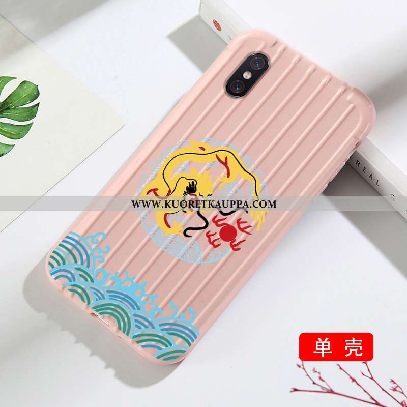 Kuori Xiaomi Mi 8 Pro, Kuoret Xiaomi Mi 8 Pro, Kotelo Xiaomi Mi 8 Pro Pehmeä Neste Silikoni Net Red 