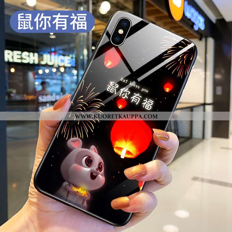 Kuori Xiaomi Mi 8 Pro, Kuoret Xiaomi Mi 8 Pro, Kotelo Xiaomi Mi 8 Pro Sarjakuva Ihana Läpinäkyvä Las