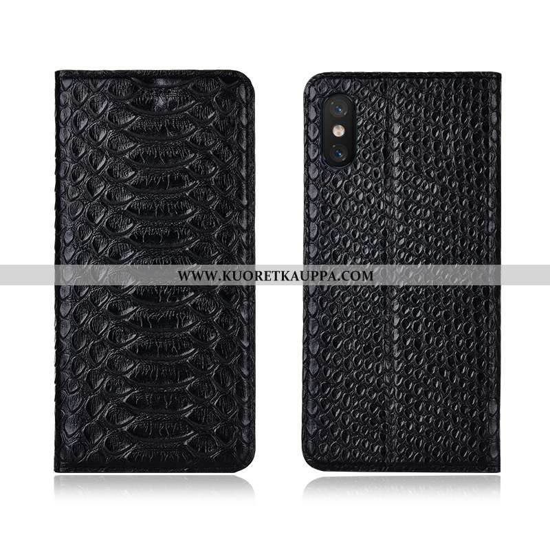 Kuori Xiaomi Mi 8 Pro, Kuoret Xiaomi Mi 8 Pro, Kotelo Xiaomi Mi 8 Pro Silikoni Suojaus Aito Nahka Pu