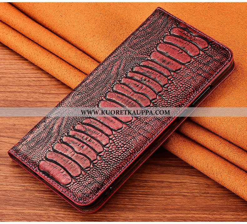 Kuori Xiaomi Mi 8 Pro, Kuoret Xiaomi Mi 8 Pro, Kotelo Xiaomi Mi 8 Pro Suojaus Nahkakuori Viini Punai