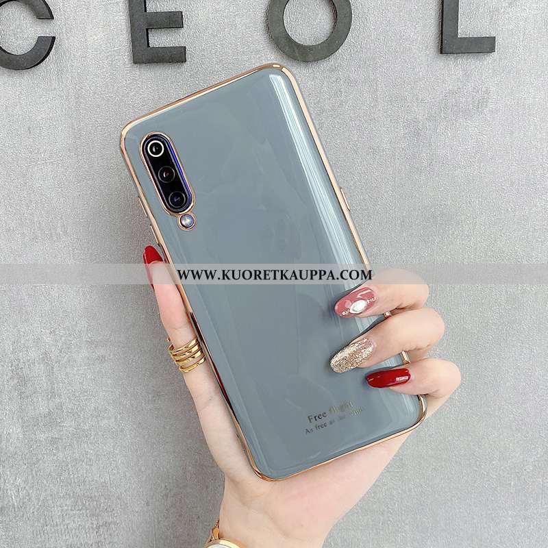 Kuori Xiaomi Mi 9, Kuoret Xiaomi Mi 9, Kotelo Xiaomi Mi 9 Kukkakuvio Suuntaus Murtumaton Harmaa All 