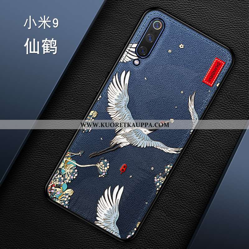 Kuori Xiaomi Mi 9, Kuoret Xiaomi Mi 9, Kotelo Xiaomi Mi 9 Kukkakuvio Suuntaus Murtumaton Vihreä Luov