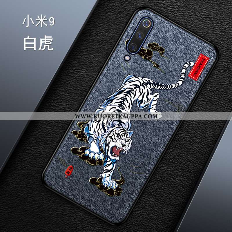 Kuori Xiaomi Mi 9, Kuoret Xiaomi Mi 9, Kotelo Xiaomi Mi 9 Kukkakuvio Suuntaus Murtumaton Vihreä Luov