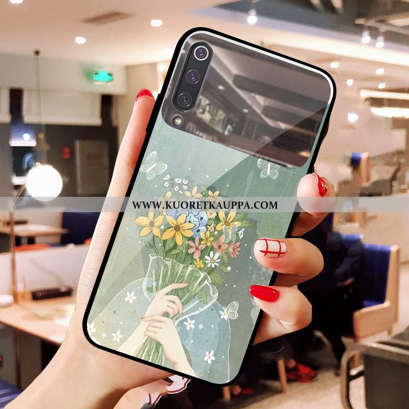 Kuori Xiaomi Mi 9, Kuoret Xiaomi Mi 9, Kotelo Xiaomi Mi 9 Lasi Ihana Kustannukset Punainen Vihreä