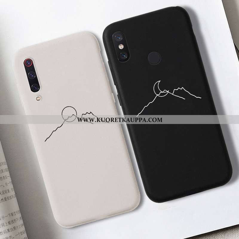 Kuori Xiaomi Mi 9, Kuoret Xiaomi Mi 9, Kotelo Xiaomi Mi 9 Luova Aurinko Punainen Nuoret Valkoinen