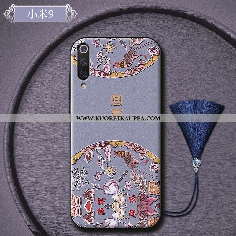 Kuori Xiaomi Mi 9, Kuoret Xiaomi Mi 9, Kotelo Xiaomi Mi 9 Luova Suuntaus Pesty Suede Kiinalainen Tyy