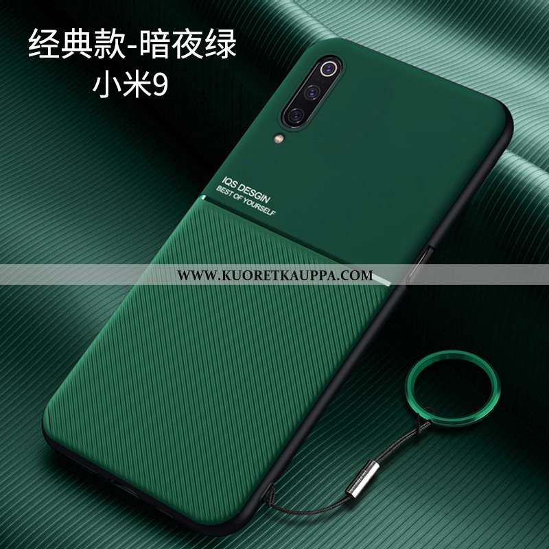 Kuori Xiaomi Mi 9, Kuoret Xiaomi Mi 9, Kotelo Xiaomi Mi 9 Pehmeä Neste Valo Pieni Kova Punainen