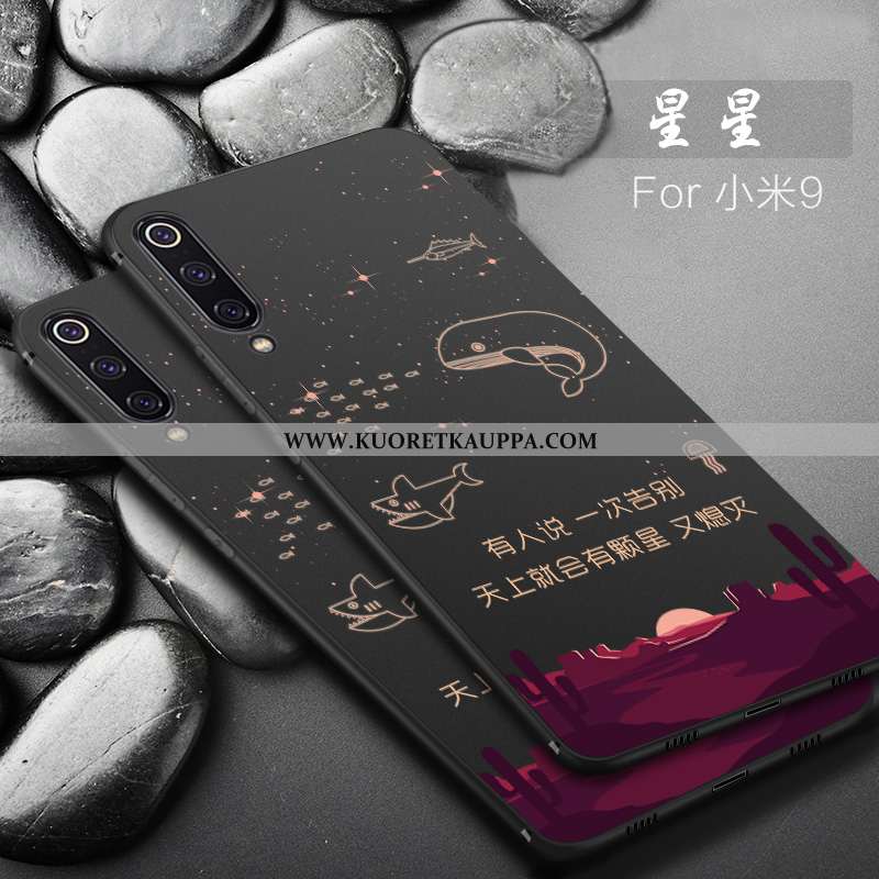 Kuori Xiaomi Mi 9, Kuoret Xiaomi Mi 9, Kotelo Xiaomi Mi 9 Pesty Suede Persoonallisuus Suojaus Murtum