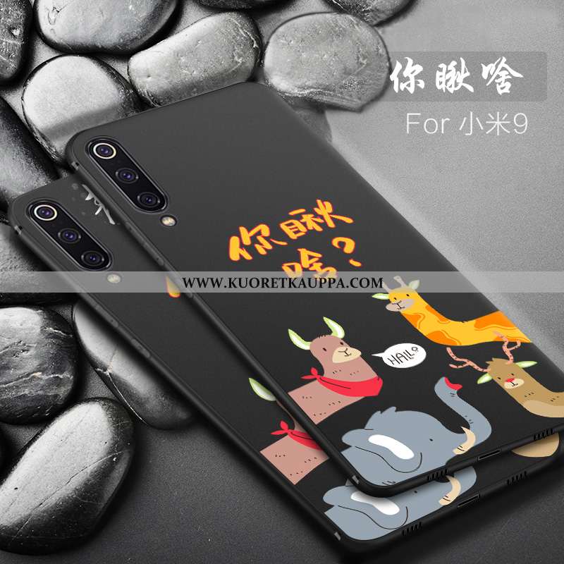Kuori Xiaomi Mi 9, Kuoret Xiaomi Mi 9, Kotelo Xiaomi Mi 9 Pesty Suede Persoonallisuus Suojaus Murtum