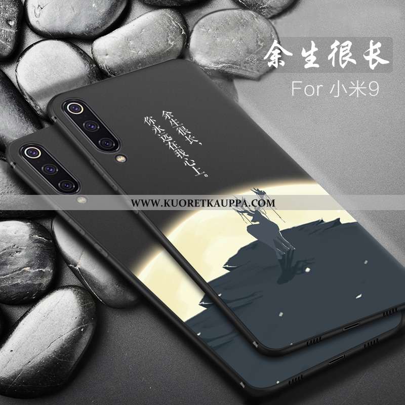 Kuori Xiaomi Mi 9, Kuoret Xiaomi Mi 9, Kotelo Xiaomi Mi 9 Pesty Suede Persoonallisuus Suojaus Murtum
