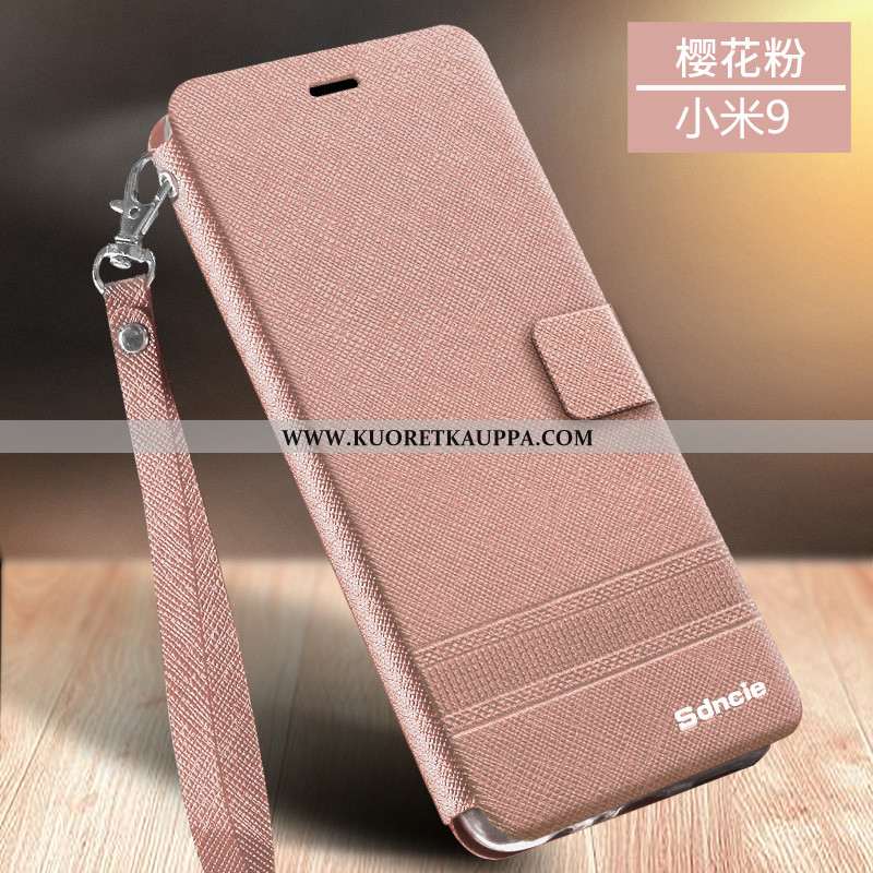 Kuori Xiaomi Mi 9, Kuoret Xiaomi Mi 9, Kotelo Xiaomi Mi 9 Suojaus Nahkakuori Suuntaus Simpukka Pieni