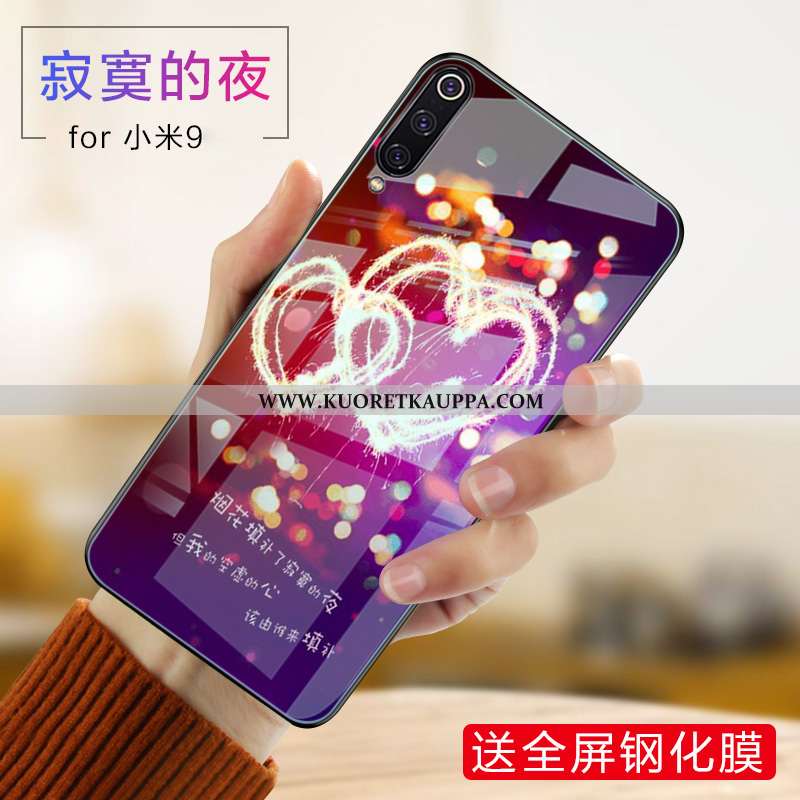 Kuori Xiaomi Mi 9, Kuoret Xiaomi Mi 9, Kotelo Xiaomi Mi 9 Suuntaus Pehmeä Neste Suojaus Violetti