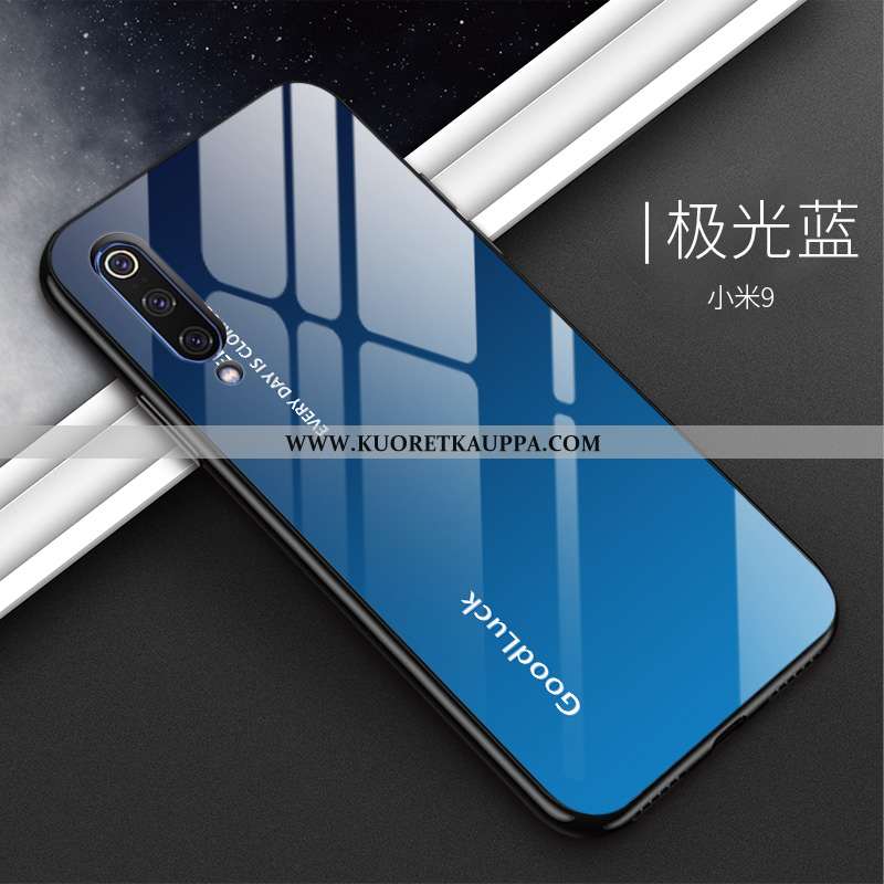 Kuori Xiaomi Mi 9, Kuoret Xiaomi Mi 9, Kotelo Xiaomi Mi 9 Suuntaus Suojaus Pieni Valkoinen