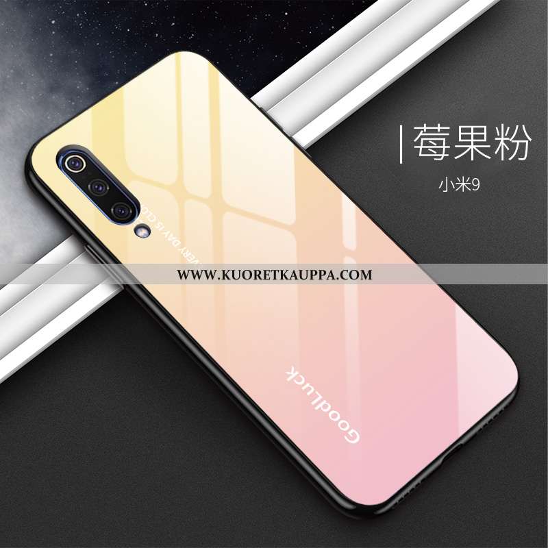 Kuori Xiaomi Mi 9, Kuoret Xiaomi Mi 9, Kotelo Xiaomi Mi 9 Suuntaus Suojaus Pieni Valkoinen