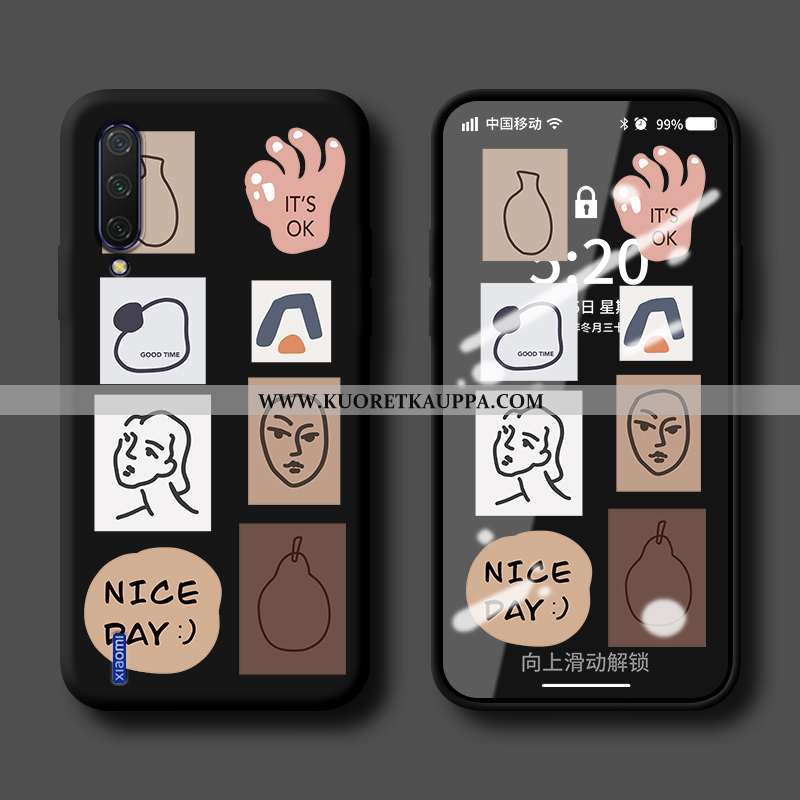 Kuori Xiaomi Mi 9, Kuoret Xiaomi Mi 9, Kotelo Xiaomi Mi 9 Tila Persoonallisuus Luova Net Red Sininen