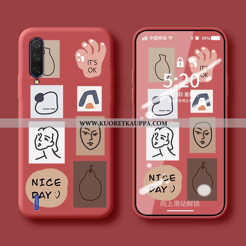 Kuori Xiaomi Mi 9, Kuoret Xiaomi Mi 9, Kotelo Xiaomi Mi 9 Tila Persoonallisuus Luova Net Red Sininen