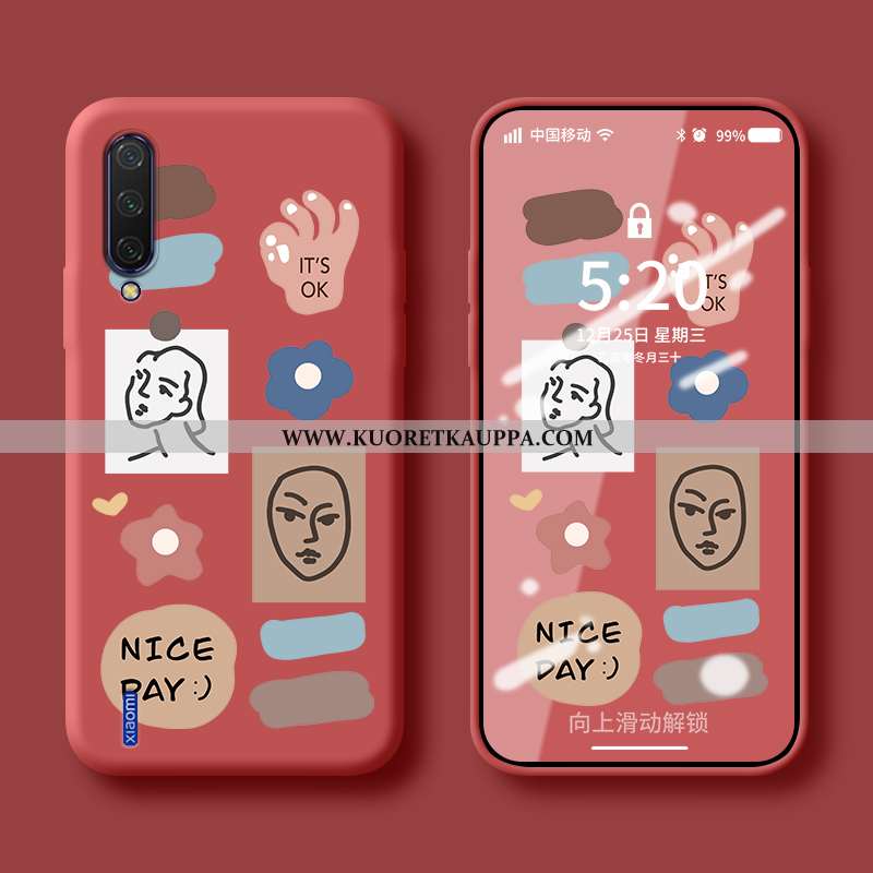 Kuori Xiaomi Mi 9, Kuoret Xiaomi Mi 9, Kotelo Xiaomi Mi 9 Tila Persoonallisuus Luova Net Red Sininen