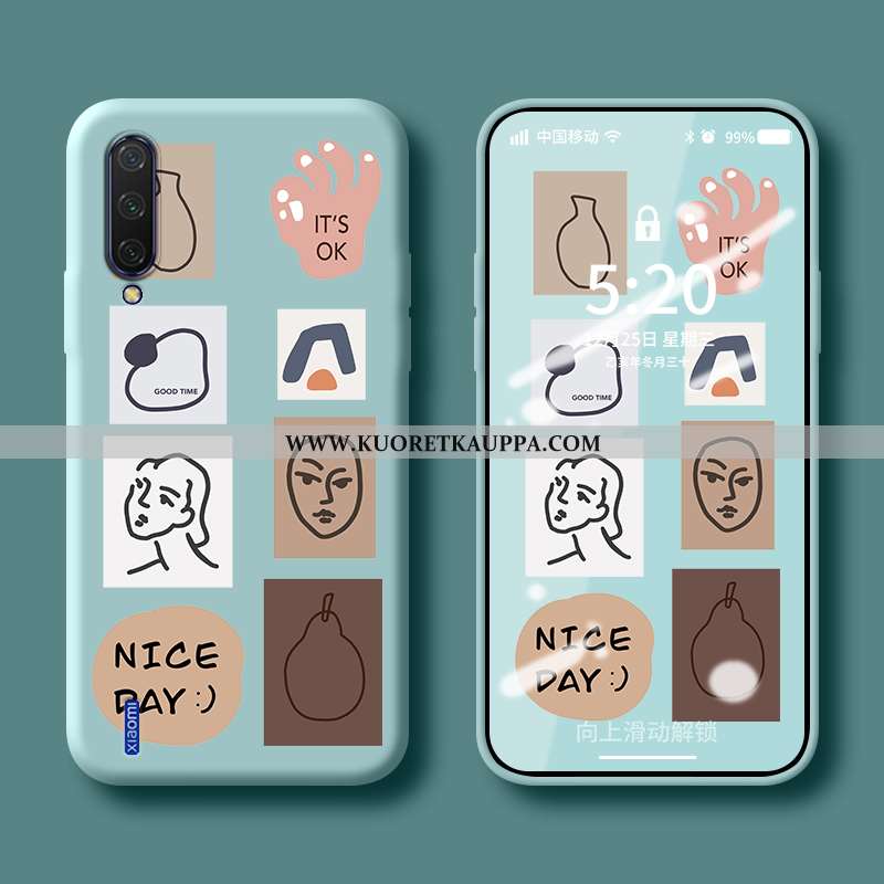 Kuori Xiaomi Mi 9, Kuoret Xiaomi Mi 9, Kotelo Xiaomi Mi 9 Tila Persoonallisuus Luova Net Red Sininen