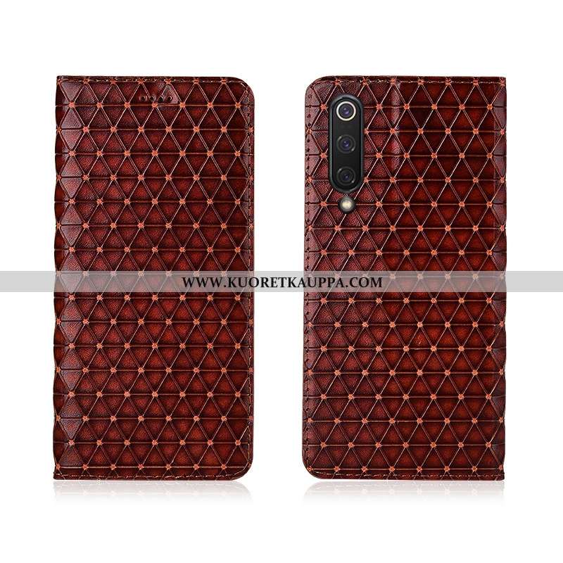 Kuori Xiaomi Mi 9 Lite, Kuoret Xiaomi Mi 9 Lite, Kotelo Xiaomi Mi 9 Lite Nahkakuori Aito Nahka Pehme